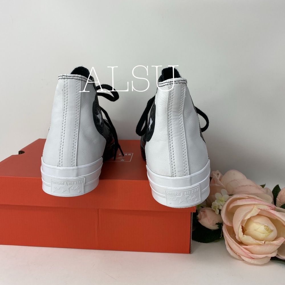 Converse Chuck 70 High Top Leather Black White W - Picture 3 of 8